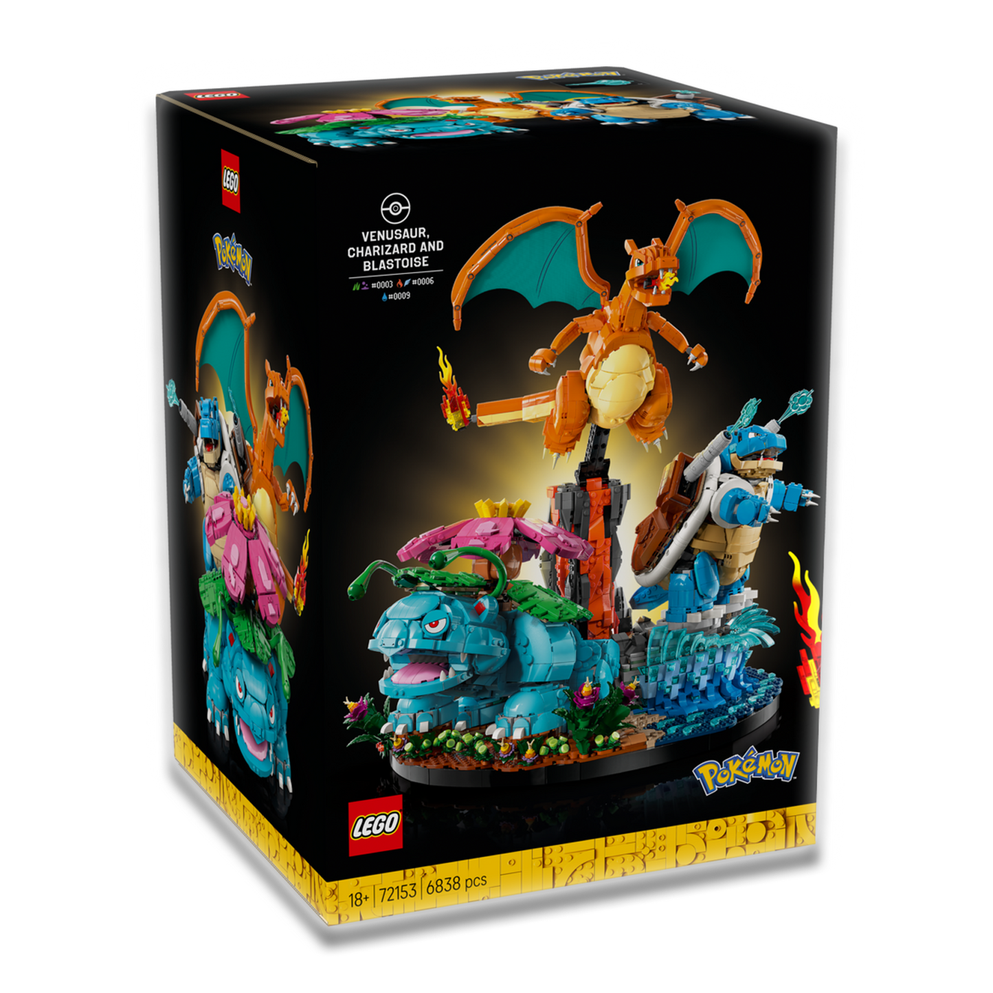 LEGO Venusaur, Charizard and Blastoise - 72153