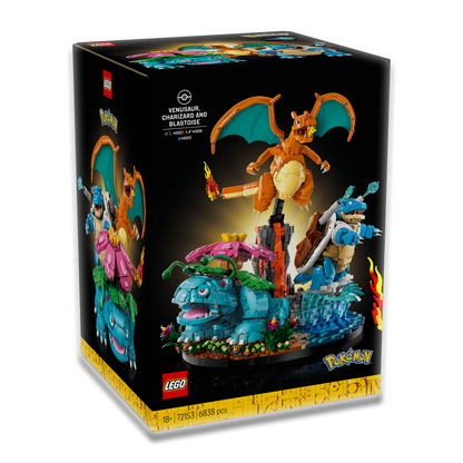 LEGO Venusaur, Charizard and Blastoise - 72153