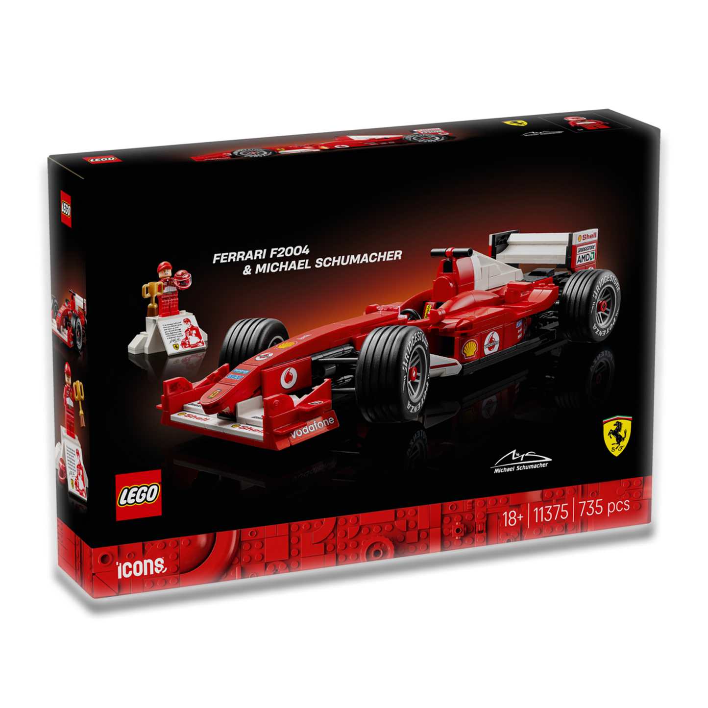 LEGO Ferrari F2004 & Michael Schumacher - 11375