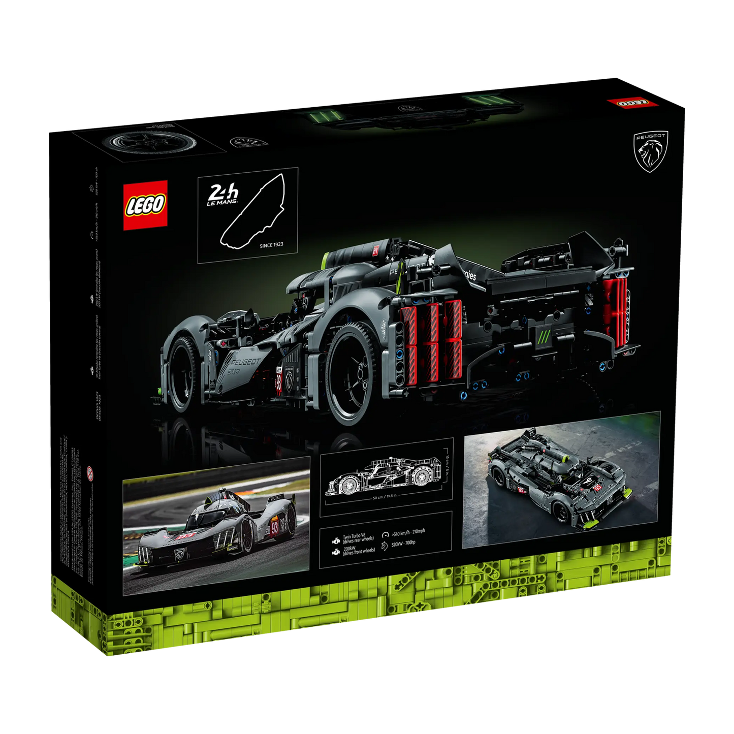 LEGO PEUGEOT 9X8 24H Le Mans Hybrid Hypercar - 42156